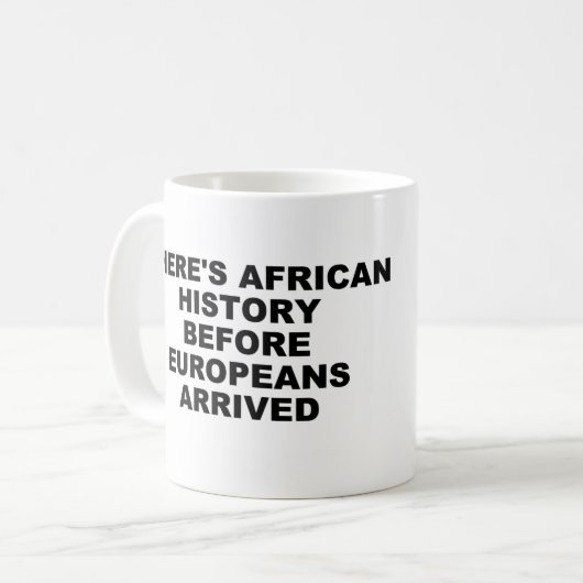 Tasse Afrikanische Geschichte (Vorderseite Links)