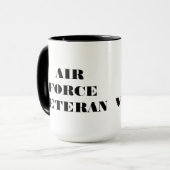 Tasse Air Force Veteran (Vorderseite Links)