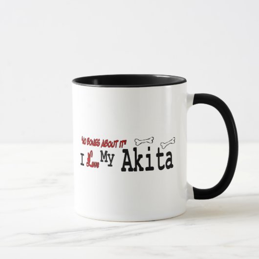 Tasse Akita (I Liebe) (Rechts)