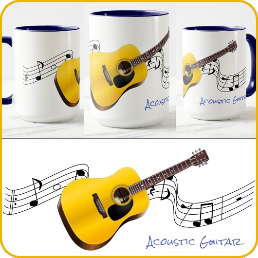 TASSE - Akustisches Gitarrendesign - Mehrere Stile