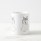 Tasse: Alaskan Husky Kaffeetasse (Mittel)