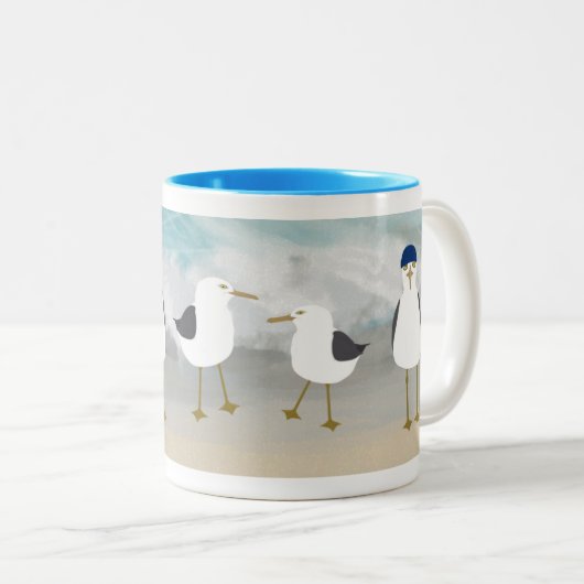 Tasse albern Seagulls (VorderseiteRechts)