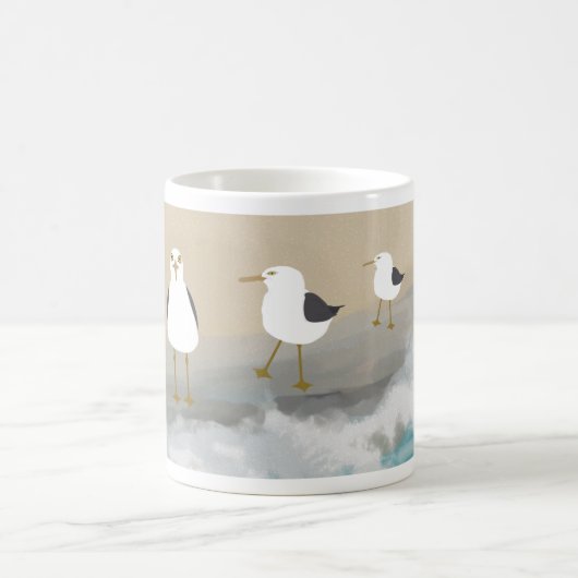 Tasse albern Seagulls (Mittel)