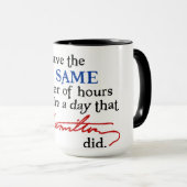 Tasse Alexanders Hamilton (VorderseiteRechts)