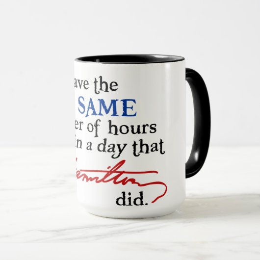 Tasse Alexanders Hamilton (VorderseiteRechts)