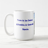 Tasse Alhambras Granada Spanien (Links)
