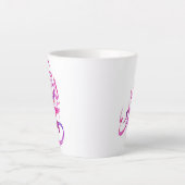 Tasse - Alhamdullelah Kalligraphie Pink (Vorderseite)