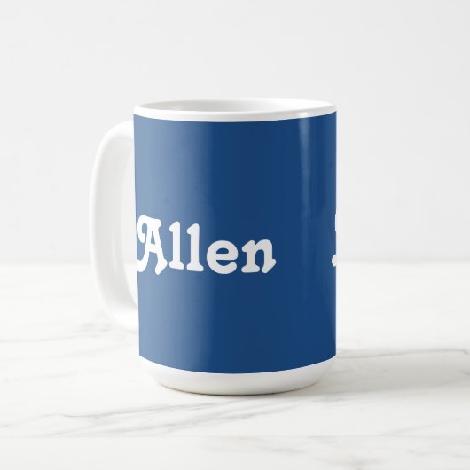 Tasse Allen (Vorderseite Links)