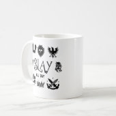 Tasse "Alles am Tag legen" (Vorderseite Links)