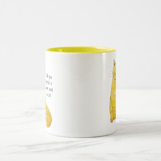 Tasse - Alles, was Sie brauchen, ist Liebe und Kat (Mittel)