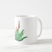 Tasse Aloe Vera, botanisch (VorderseiteRechts)