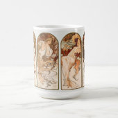 TASSE: ALPHONS MARIA MUCHA : DIE SAISONEN KAFFEETASSE (Mittel)