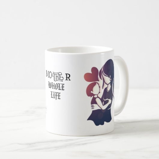 Tasse als Geschenk für Mutter (VorderseiteRechts)