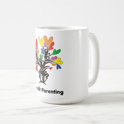 Tasse Alternative Polyamory Parent (VorderseiteRechts)