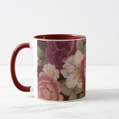 Tasse altmodischer Blume (Links)