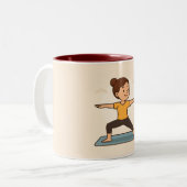 Tasse am Internationalen Yoga-Tag (Vorderseite Links)