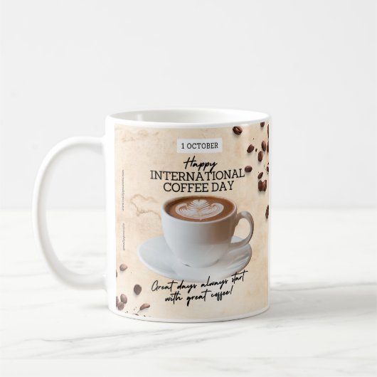 Tasse am Kaffeetag (Links)