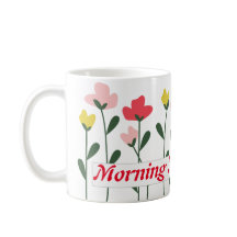 Tasse am Morgen Blumentherapie Tasse