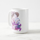 Tasse am Muttertag, Mutter und Sohn (Vorderseite Links)
