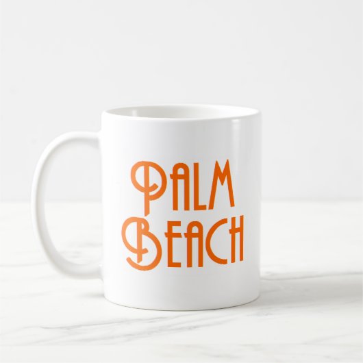 Tasse am Palmenstrand (Links)