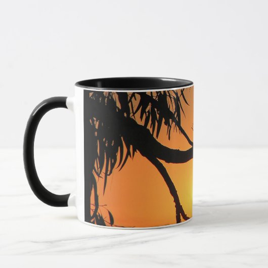 Tasse am Sonnenuntergang (Links)
