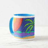 Tasse am Strand (Vorderseite Links)