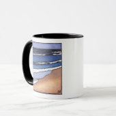 Tasse am Strand (Vorderseite Links)
