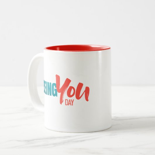 Tasse am Tag sein (Vorderseite Links)