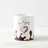 Tasse am Valentinstag zusammenschicken Herzschokol (Mittel)