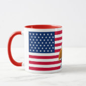 Tasse "American Flag & Bald Eagle" (Links)