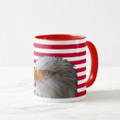 Tasse "American Flag & Bald Eagle" (VorderseiteRechts)
