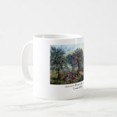 Tasse - amerikanisches Gehöft: Herbst (Vorderseite Links)