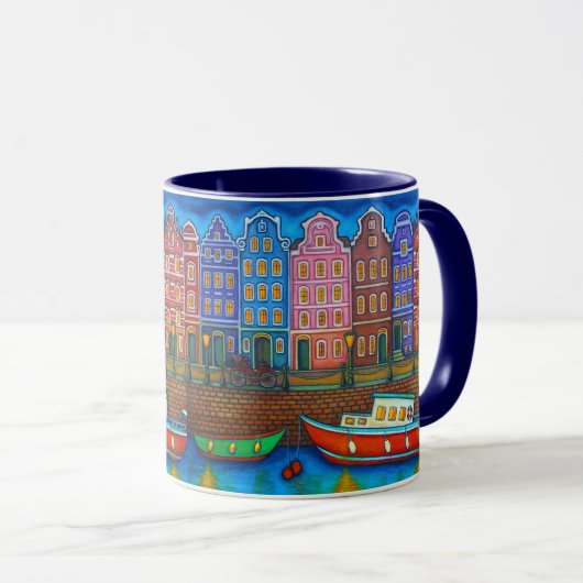 Tasse Amsterdam von Lisa Lorenz (VorderseiteRechts)