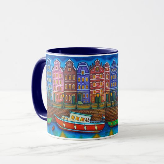Tasse Amsterdam von Lisa Lorenz (Vorderseite Links)