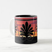 Tasse an der Sonnenuntergangsgrenze (Vorderseite Links)