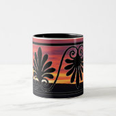Tasse an der Sonnenuntergangsgrenze (Mittel)