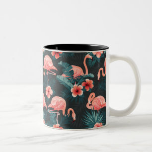 Tasse an zwei Farben, 325 ml rosa Flamingo