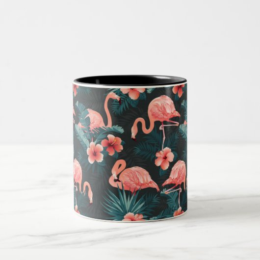 Tasse an zwei Farben, 325 ml rosa Flamingo (Mittel)