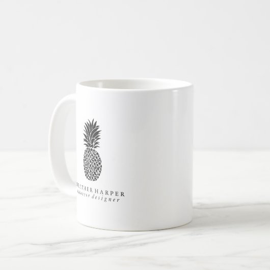 Tasse - Ananas (Vorderseite Links)