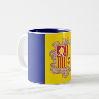 Tasse Andorra-Flagge