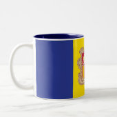 Tasse Andorra-Flagge (Links)