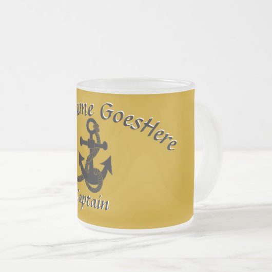 Tasse - Ankerpunkt mit Kurven Text in Schwarz (VorderseiteRechts)