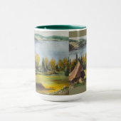 Tasse Ann Hayes Gemälde Chalet am See (Zentrum)