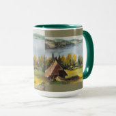 Tasse Ann Hayes Gemälde Chalet am See (VorderseiteRechts)