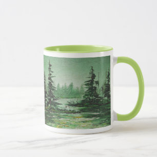 Tasse Ann Hayes Painting Green Forest