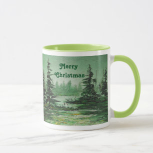 Tasse Ann Hayes Painting Green Forest