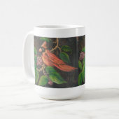 Tasse Ann Hayes Painting Kardinal (Vorderseite Links)