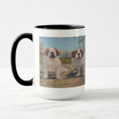 Tasse Ann Hayes Painting Two St Bernards (Links)