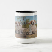 Tasse Ann Hayes Painting Two St Bernards (Zentrum)