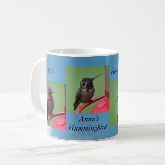 Tasse Ann'a Hummingbird (Vorderseite Links)